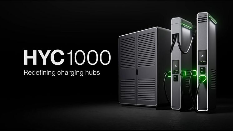 Nya HYC1000 - Kraftfull snabbladdare för elfordon