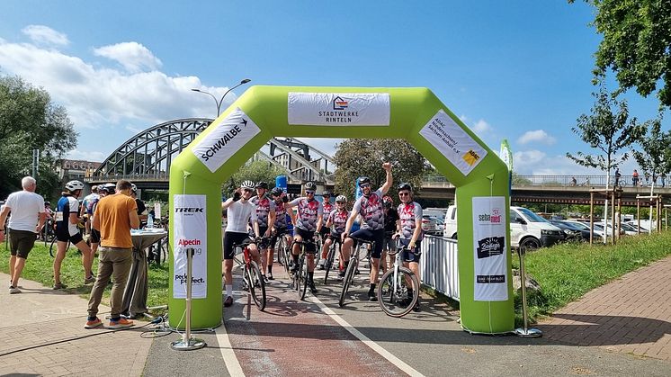 Start- und Zielbereich der GROSSEN WESERRUNDE in Rinteln