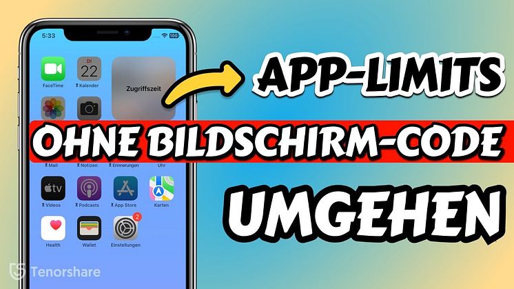 Bildschirmzeit hacken auf dem iPhone/iPad