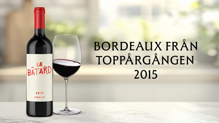 Le bâtard de Bordeaux - ”Outstanding” årgång för 119 kr.