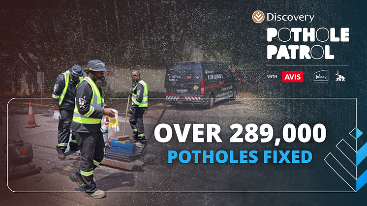 Discovery Pothole Patrol celebrates four years of making Joburg’s roads safer for all