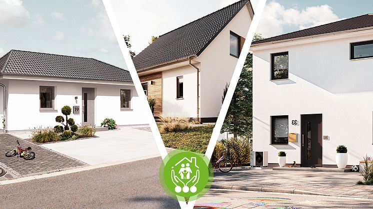 Town & Country Haus hat drei Häuser im Angebot, deren Ausstattung und Größe den Anforderungen der KNN-Förderung gerecht werden.