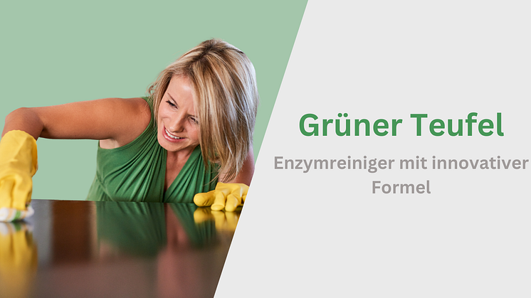 Grüner Teufel - Enzymreiniger mit innovativer Formel