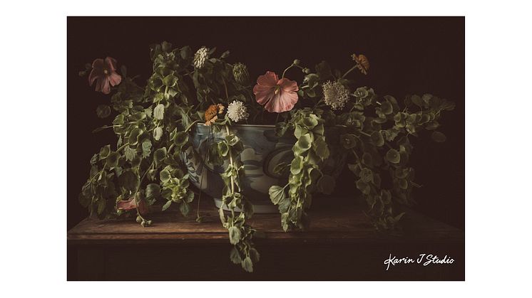 Fotokonst av Karin J Studio, titel "Gömd Trädgård".