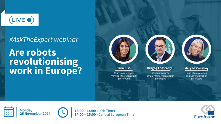 #AskTheExpert: Are robots revolutionising work in Europe?