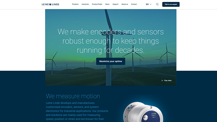 Leine Linde unveils newly redesigned website to enhance user experience