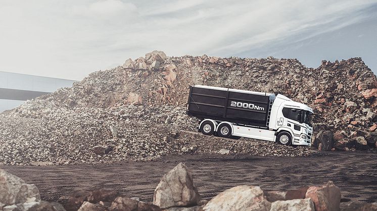 Ellastbil från Scania. Foto: BioDriv Öst