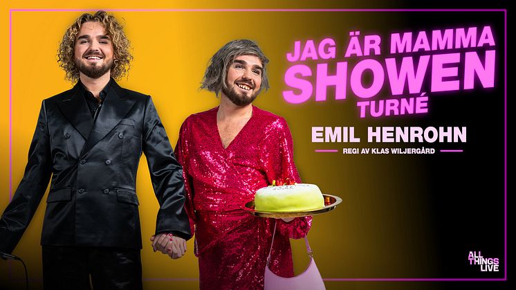 ”Jag är mamma – showen” med Emil Henrohn fortsätter våren 2025!