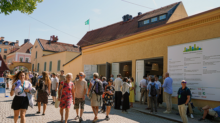 Samhällsbyggararenan i Almedalen utmanar, utvecklar och driver på den gröna omställningen – här är årets program