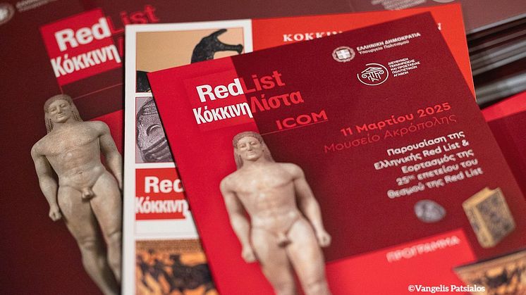 El Consejo Internacional de Museos publica la Lista Roja del ICOM de Bienes Culturales Griegos en Peligro