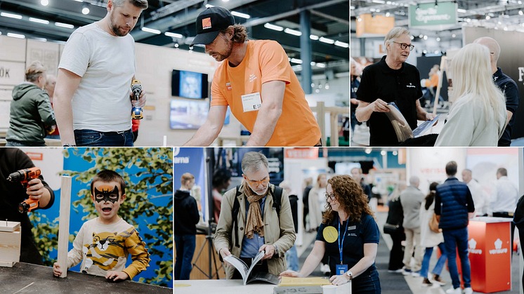 Inspiration, rådgivning och DIY-workshop på Hem & Villamässan 2024