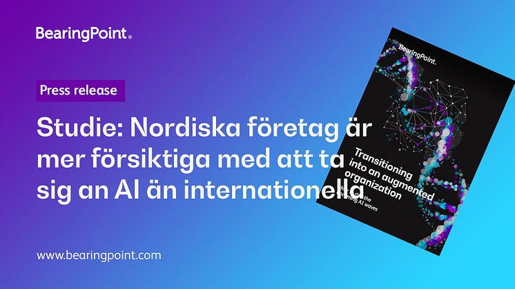 Studie: Nordiska företaga är mer försiktiga med att ta sig an AI än internationella