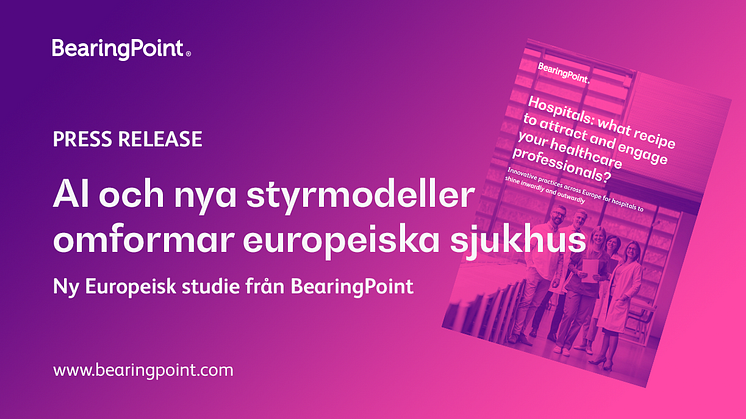 AI och nya styrmodeller omformar europeiska sjukhus
