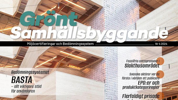 Grönt Samhällsbyggande nr 4 2024.