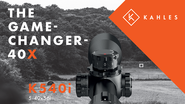 NYHED: K540i - THE GAMECHANGER med 40x forstørrelse og 40 % bredere synsfelt