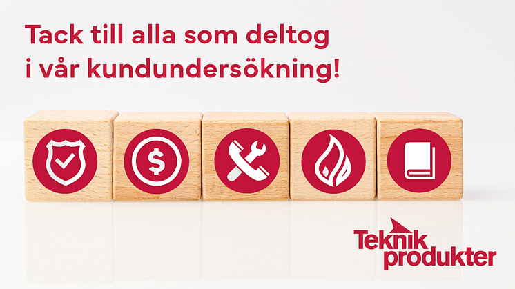 Tack till alla som deltog i vår kundundersökning!