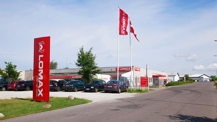 Lomax' hovedkontor og butik i Frederikssund