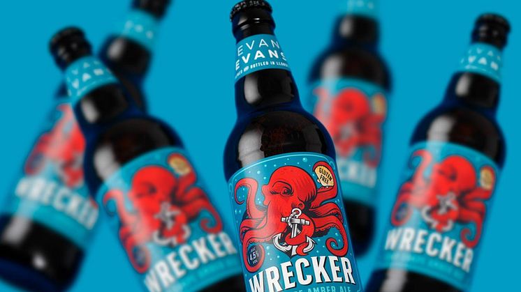Den 17 januari lanseras Wrecker, en amber ale från Evan Evans Brewery, Wales.