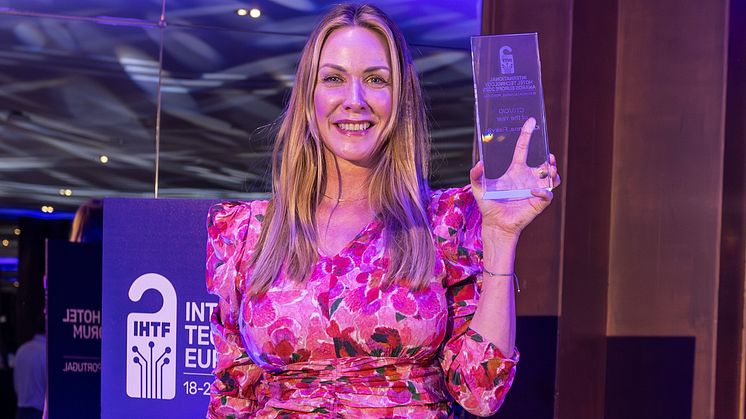 VANN PRIS: Kari Anna Fiskvik tog hem segern i CIO of the Year.  