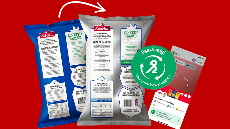 Estrella minskar färg i ny förpackningsdesign och ingår samarbete med Bower