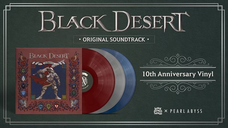 Pearl Abyss and Black Screen Records Unveil 10th Anniversary Vinyl Album Set for Black Desert 