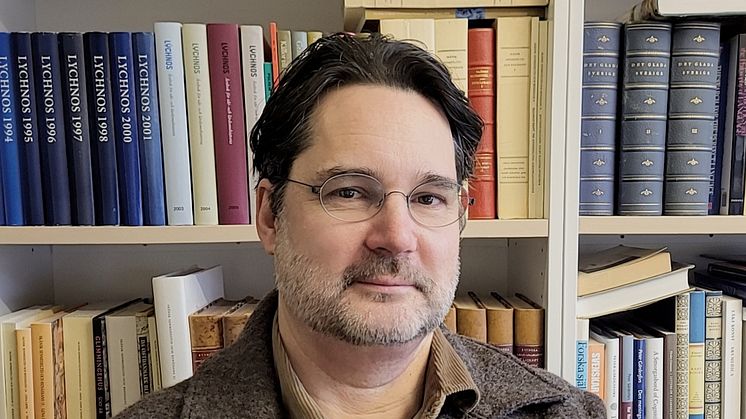 David Dunér, professor i idé- och lärdomshistoria vid Institutionen för kulturvetenskaper, Lunds universitet, har valts in som ny arbetande ledamot i Vitterhetsakademien. Foto: Privat.