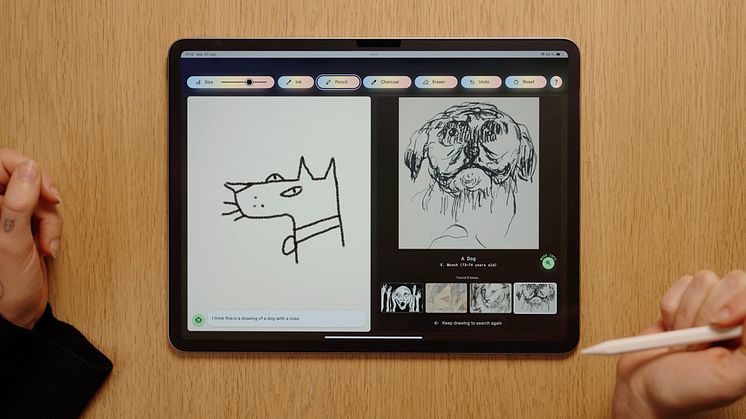 TCS og MUNCH-museet lanserer interaktiv tegneopplevelse drevet av KI