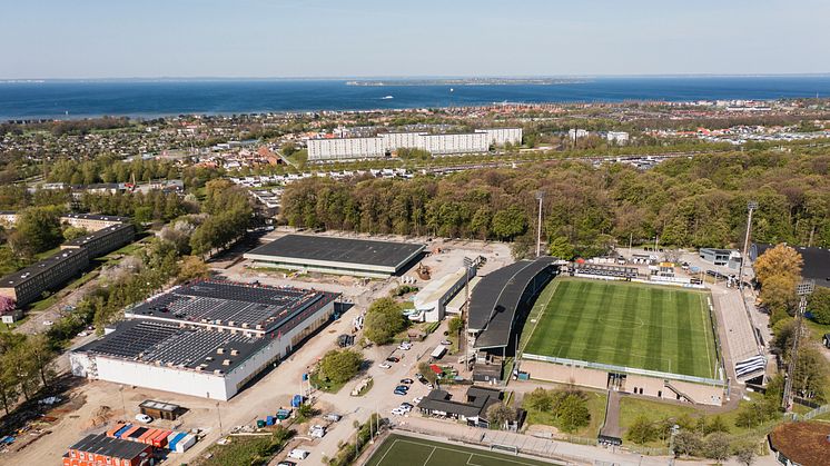 Nästa steg i utvecklingen av Karlslunds idrottsområde är att bygga en ny simhall och skapa en ny fotbollsarena på Landskrona IP. Foto: Oskar Fäldt.