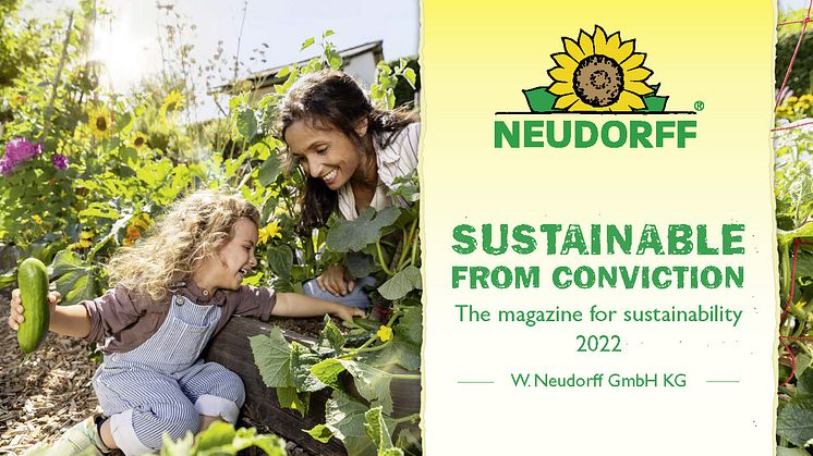 La revista de sostenibilidad recientemente publicada por Neudorff, el experto en la jardinería natural desde 1854