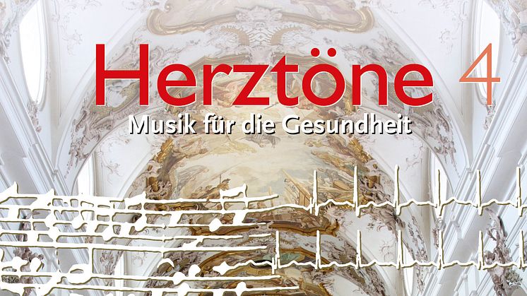 Die Benefiz-CD „Herztöne 4 – Musik für die Gesundheit“- Eingespielt in der Fürstlichen Abteikirche Amorbach auf einer berühmten Barock-Orgel der Gebrüder Stumm. Der Erlös kommt der Arbeit der Herzstiftung zugute.
