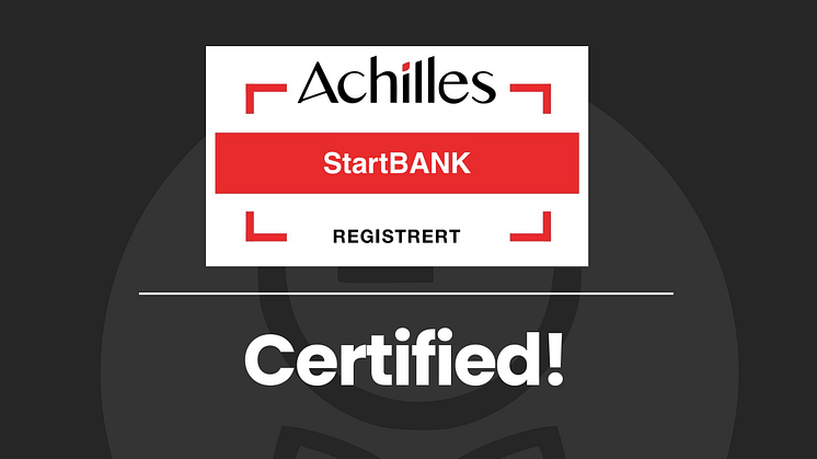 Ny milepæl for Time2Staff - Sertifisert i Achilles StartBANK
