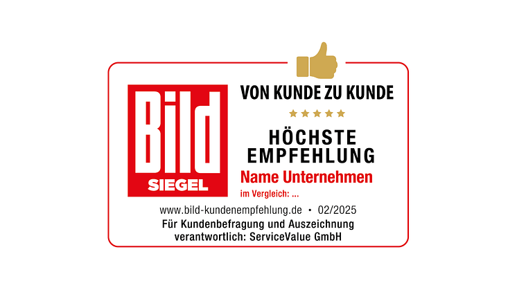 Wen Kunden für empfehlenswert erachten