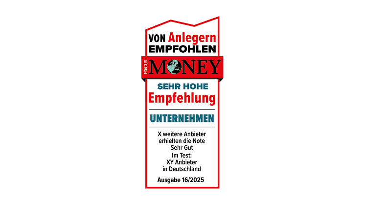 Mit besten Empfehlungen von Anlegerinnen und Anlegern 