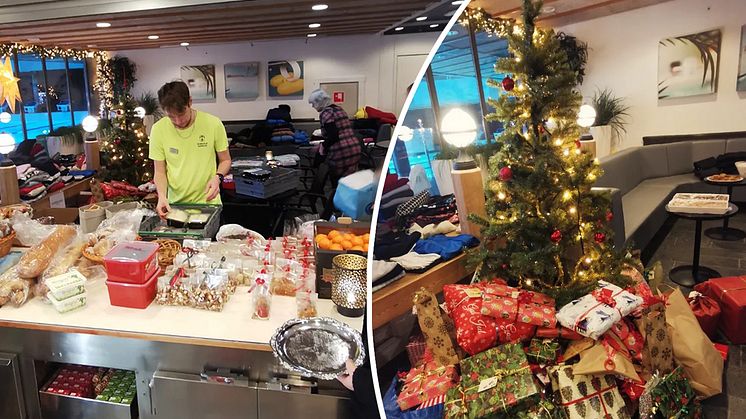 Förra årets julfirande på Rimbo badhus 