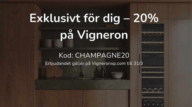 « Höj din champagneupplevelse: Exklusiv 20 % rabatt väntar »