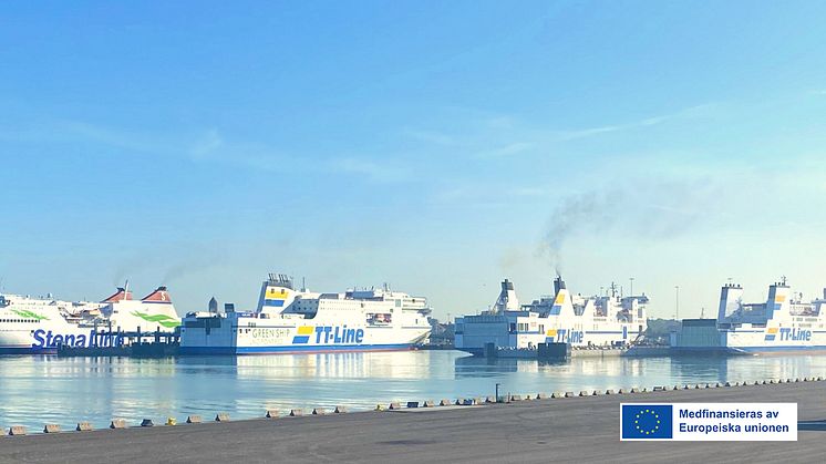 Trelleborgs Hamn får EU-finansiering för landström till fartygen