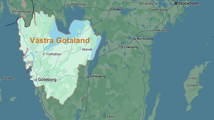 Sweden's Västra Götaland region contains 47 cities, 30 real estate companies, 22 energy companies, 3 water operators 