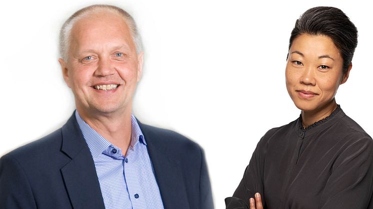  Nordiska Hissmässan är en fantastisk möjlighet för alla i den nordiska hissbranschen att dela kunskaper och erfarenheter, säger Bosse Magnusson, Nordiska Hissmässan och Sara Berggren på Hissförbundet. Bild: Hissförbundet/Joachim Nywall