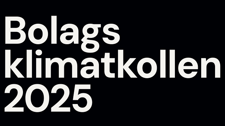 Ny rapport: Bolagsklimatkollen 2025 – en analys av 235 storbolags klimatredovisning