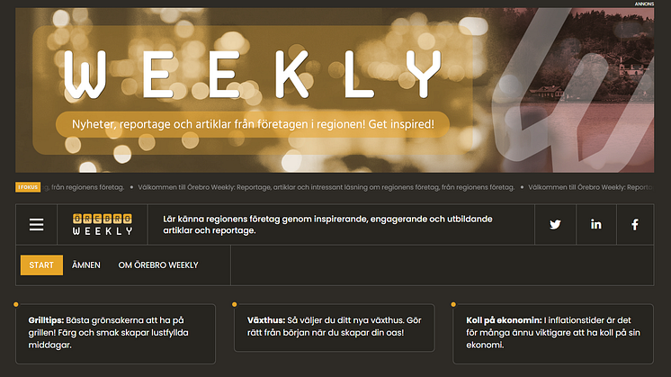 Örebros digitala magasin