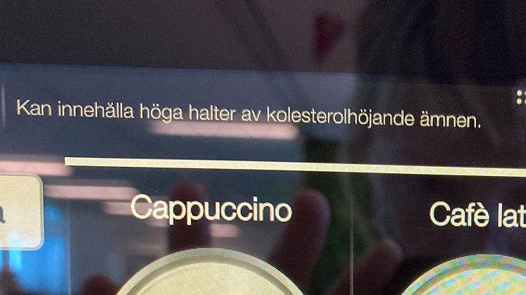 Kolesterolhöjande ämnen i maskinkaffet på jobbet