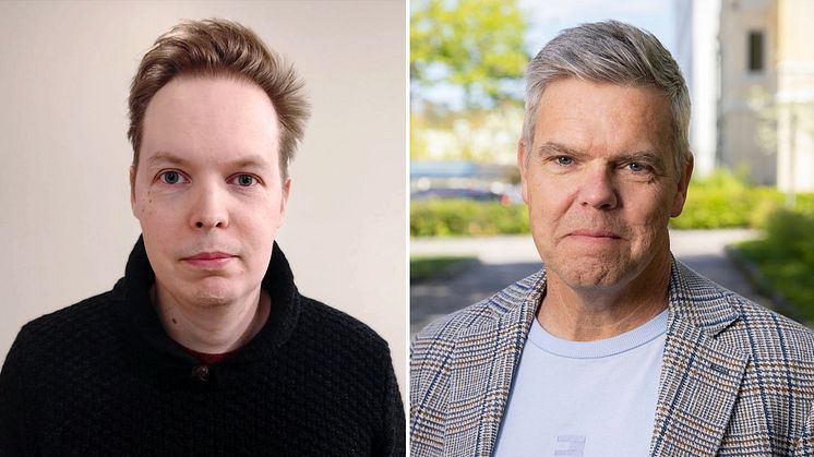 Miika Martikainen och Magnus Essand, forskare vid Uppsala universitet. Foto: Privat/Mikael Wallerstedt