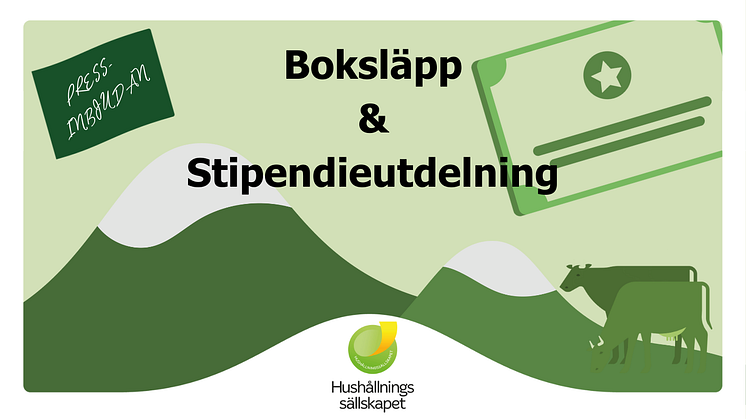 Pressinbjudan - Boksläpp och stipendieutdelning under Hushållningssällskapet Jämtlands årsstämma