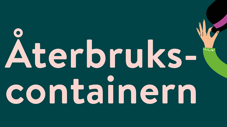 Pressinbjudan: Nu sätter Lunds kommun återbruk på kartan 