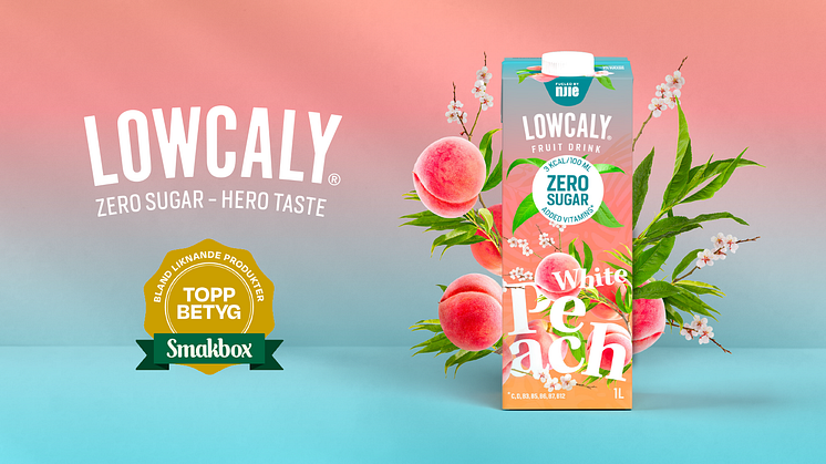 Lowcaly White Peach får fyra toppbetyg i Smakbox