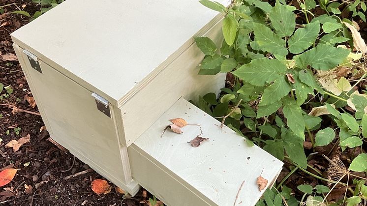 Igelkotthuset på en gård i Kungsladugård