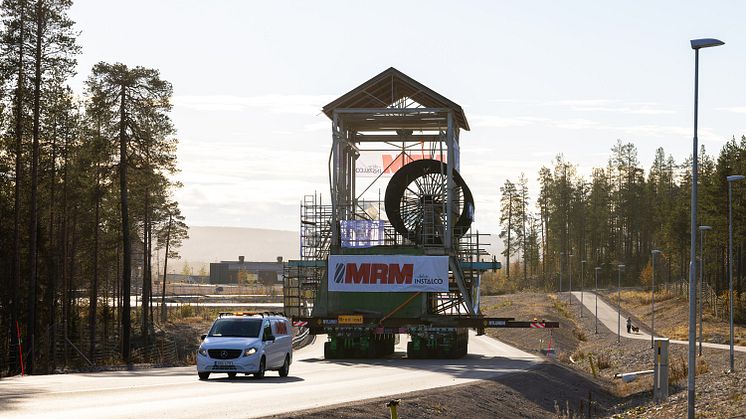 Komplicerad flytt av Kaptensspelet i Malmberget