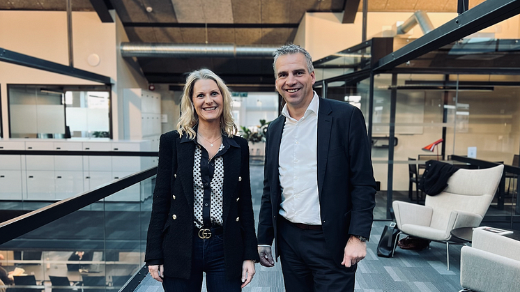 Marianne Lie (USBL) og Arild Elverum (Ambita)