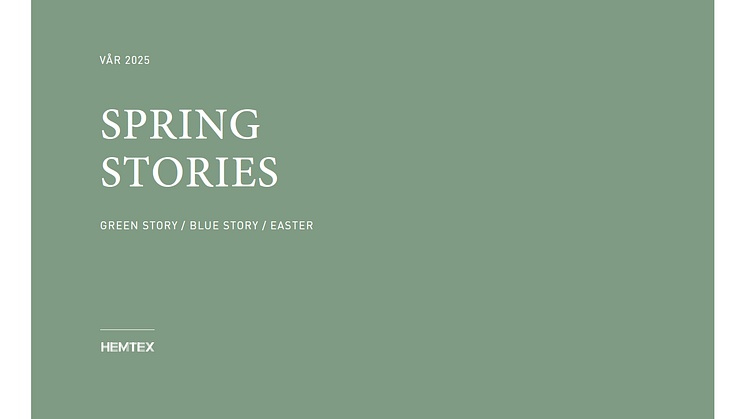 Spring Stories - Våren & påsken hos Hemtex 2025