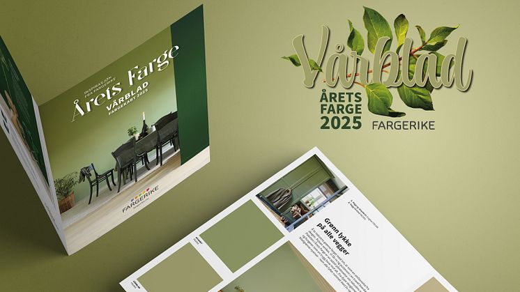 Nytt fargekart - Årets Farge Vårblad FR2593